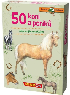Společenská hra Expedice příroda: 50 koní a poníků