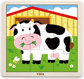 Viga Toys Handy Wooden Fudge 9 dílků