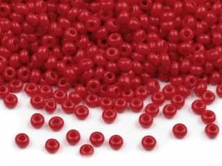 Rokajl PRECIOSA 3mm 20g červený