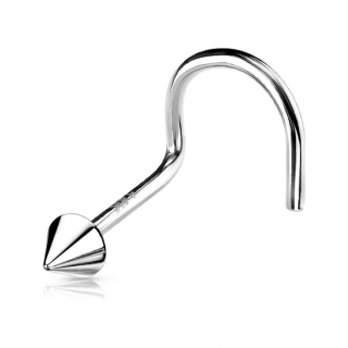 Piercing do nosu zakroucený hrot