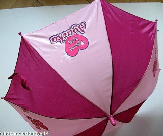 Deštník AGÁTKA vystřelovací 66cm