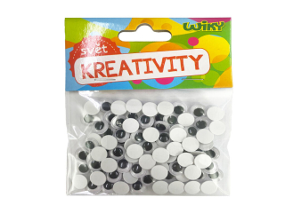 Oči pohyblivé 10mm, 100ks W011805