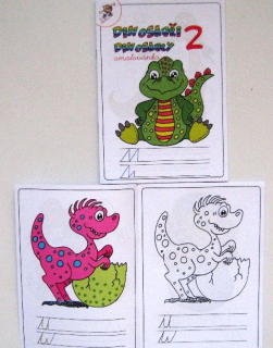 Omalovánky A5 DINOSAUŘI 2