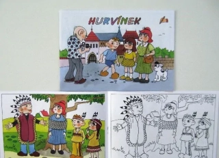 Omalovánky A5 HURVÍNEK
