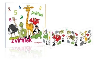 Počítání zvířátek-leporelo