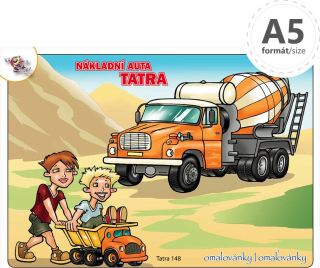 Omalovánka A5 Tatra nákladní
