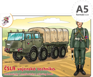 Omalovánka A5 - ČSLA Vojenská technika