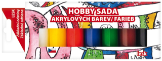 Sada akrylových barev 7 x 15 g, LESK 6131