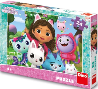 GÁBI NA ZAHRADĚ 24 Puzzle - GABBY'S DOLLHOUSE