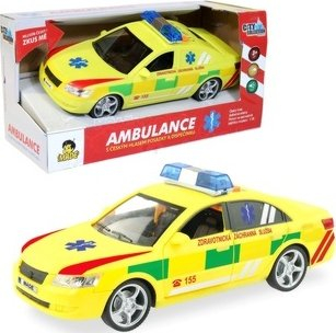 Made Auto Ambulance rychlé osobní vozidlo s českým zvukem