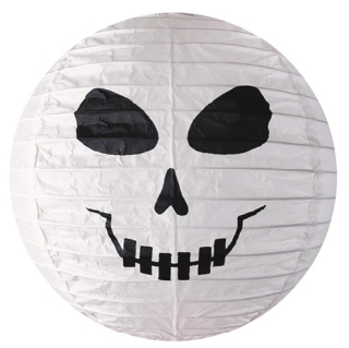 Lampion lebka na zavěšení 25 cm 9273