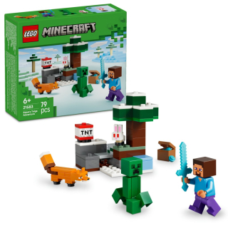 LEGO® 21583 Minecraft®  Steve a dobrodružství v tajze
