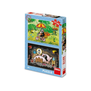 DINO Puzzle Krteček: Krtkův den 2x48 dílků