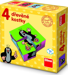 KRTEČEK Dřevěné kostky