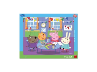 Dino Puzzle Peppa Pig: Ve školce 40 dílků deskové
