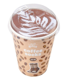 Ponožky Coffee 43-45, dárkové balení