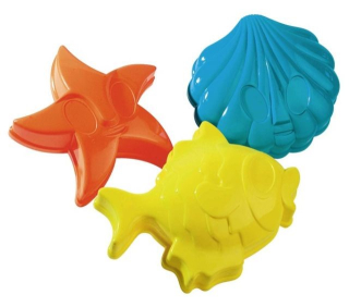 Bábovička 26 cm mořská zvířátka skladem mušle