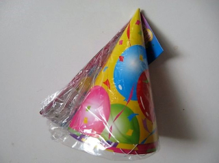 Karnevalový klobouček 6 ks v balení BALONKY