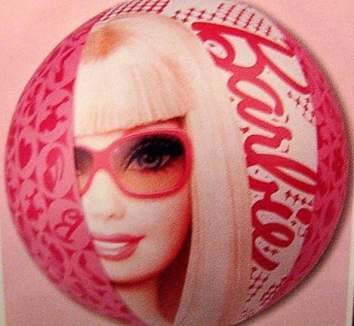 Nafukovací míč BARBIE