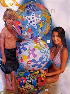 Míč LIVELY PRINT 51 cm - více druhů