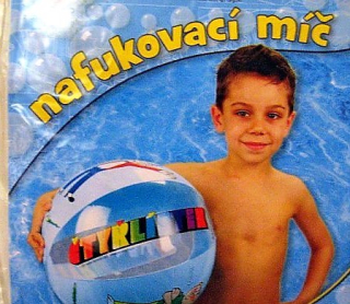 Nafukovací míč 50 cm ČTYŘLÍSTEK