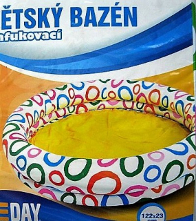 Bazén nafukovací 122x23 cm