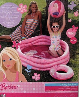 Nafukovací BARBIE set