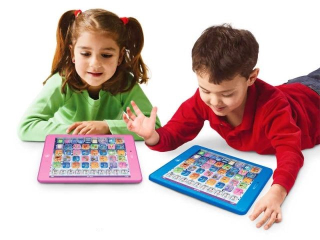 Tablet dětský česko - anglický modrý