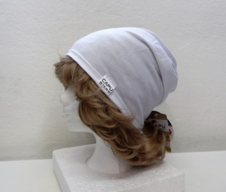 Bavlněná čepice CAPU bílá