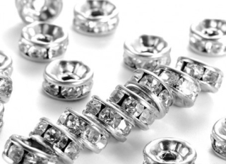 316 Nerezová šatonová rondelka 8x4mm