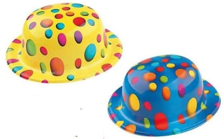 Karnevalový klobouček s puntíky 23cm