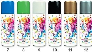 Barevný lak na vlasy smývatelný 125 ml