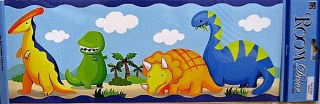 Listela bordura 3 ks 40 X15 CM DINOSAUŘI