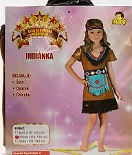 Šaty na karneval - Indiánka 120-130cm
