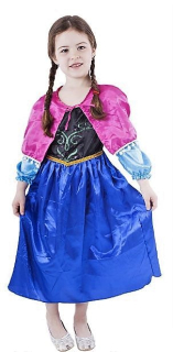 karnevalový kostým princezna zimní království, vel. M