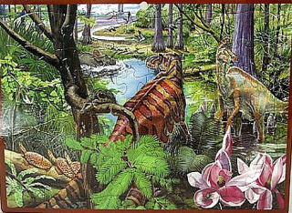 Puzzle 60 dílků DINO 3
