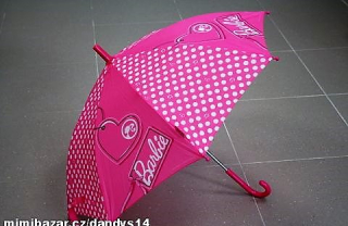 Deštník Barbie průměr 78cm
