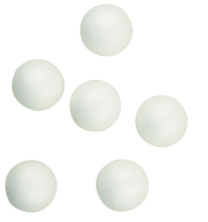 Koule z polystyrenu 4 cm, 6 ks 6710