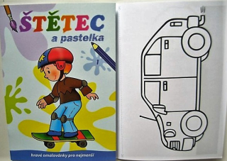 Štětec a pastelka A4 13 stránek