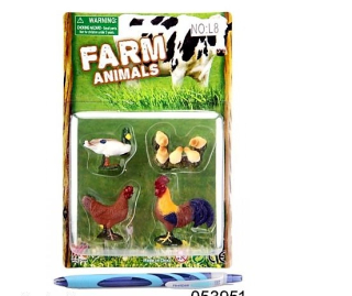 ZVÍŘATA NA FARMĚ 4 V 1 - DRŮBEŽ