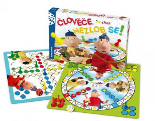 ČLOVĚČE, NEZLOB SE! PAT A MAT 2V1 SPOLEČENSKÁ HRA V KRABICI 33X23X3CM