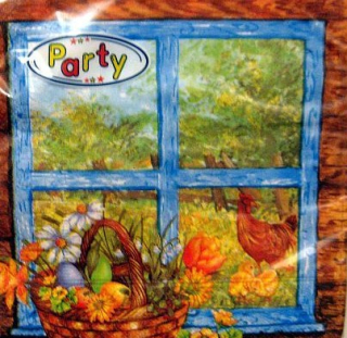Velikonoční ubrousky 33x 33cm 3 vrstvě - 20 ks