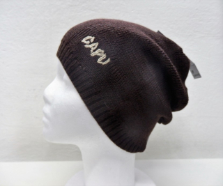 Prodloužená čepice CAPU hnědá