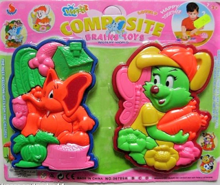 Plastové puzzle 2 ks