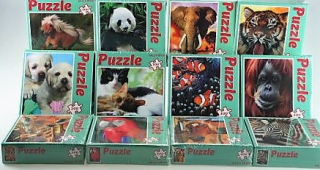 Puzzle zvířata 100ks