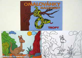 Omalovánky A5 TROPY