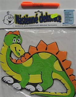 Nástěnná dekorace - dinosaurus