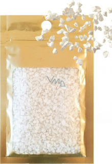 Skleněné kamínky dekorační bílé 40 g 2823