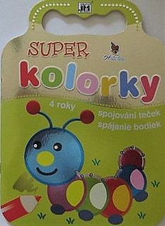 Omalovánky a spojování teček A5 4 roky