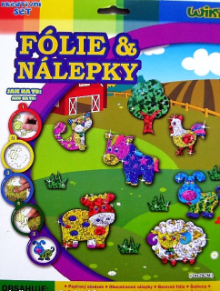 Kreativní set Folie a nálepky